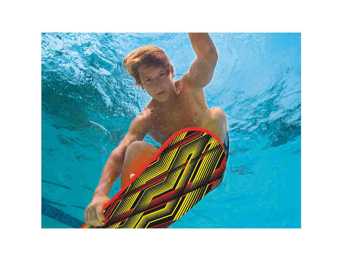 SwimWays Coop Hydro Subskate Underwater Skateboard - Red/Yellow Matrix