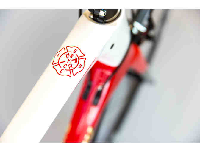 One-of-a-Kind, Hand Painted- sz 58  Firefighter Themed - Diamondback Podium Race Bike .