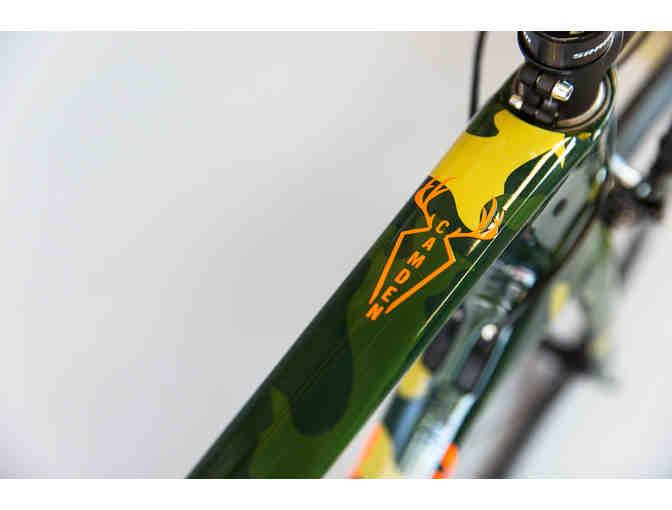 One-of-a-Kind, Hand Painted- sz 56  Camo Themed Diamondback Podium Race Bike