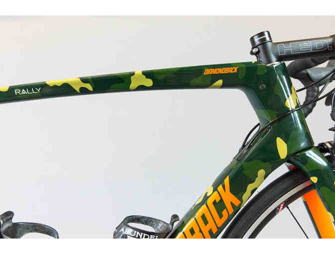 One-of-a-Kind, Hand Painted- sz 56  Camo Themed Diamondback Podium Race Bike