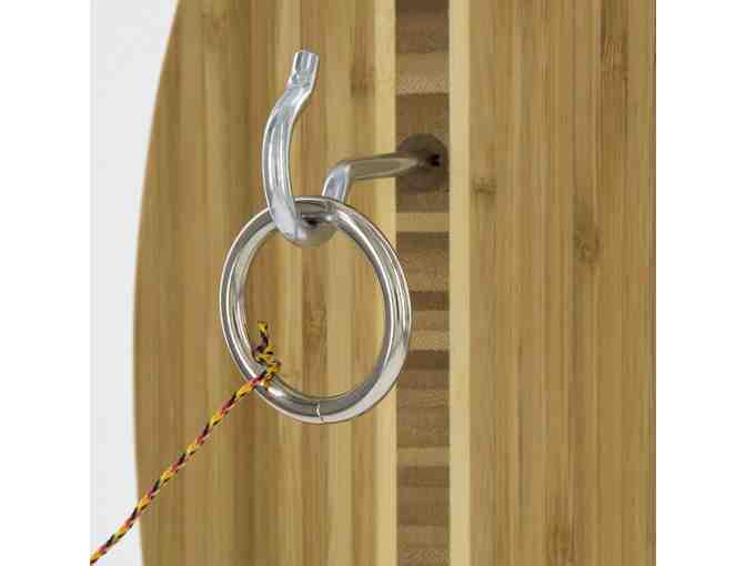 Hook And Ring Toss Deluxe Set - 100% Bamboo