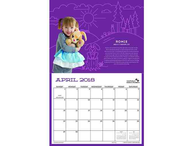 2018 UnitedHealthcare ChildrenÃ¢ÂÂs Foundation Kidspiration Wall Calendar