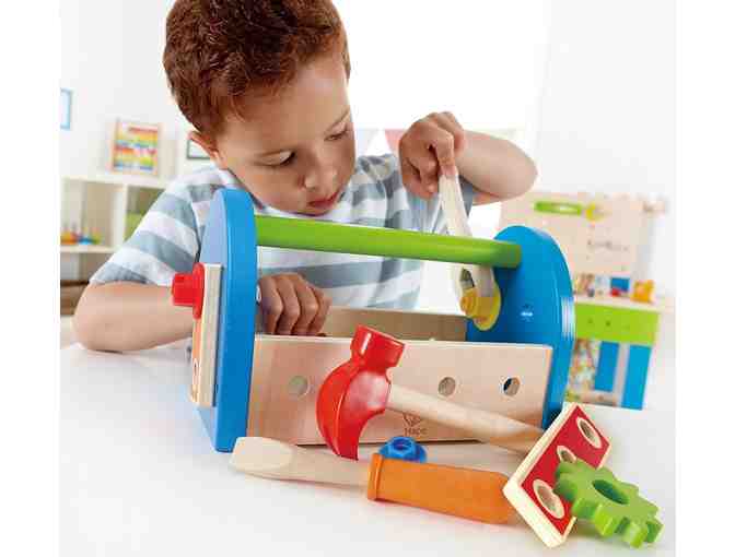 Hape - Wooden Tool Box and Accessory Play Set