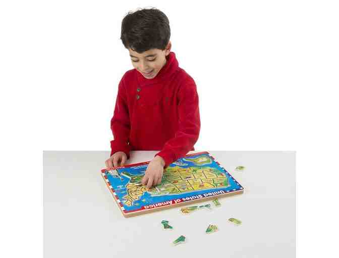 Melissa & Doug - United States of America Map Sound Puzzle (ages 5+)