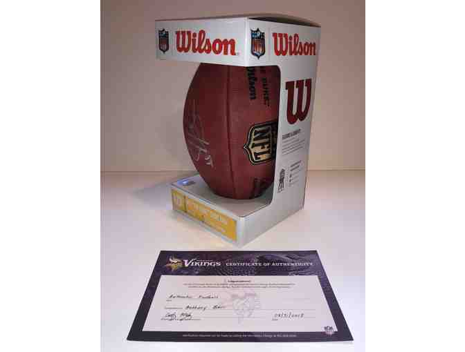 Autographed Minnesota Vikings Anthony Barr Wilson NFL Authentic Football