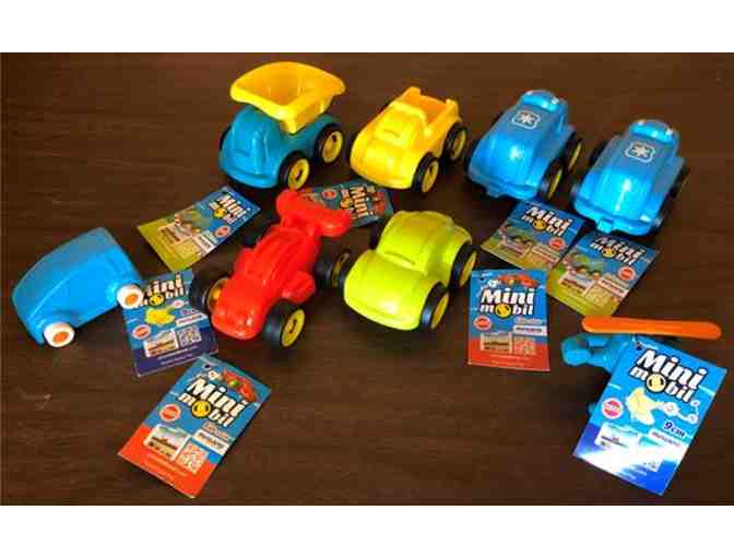Assortment of 8 Miniland Mini Mobil Toy Vehicles