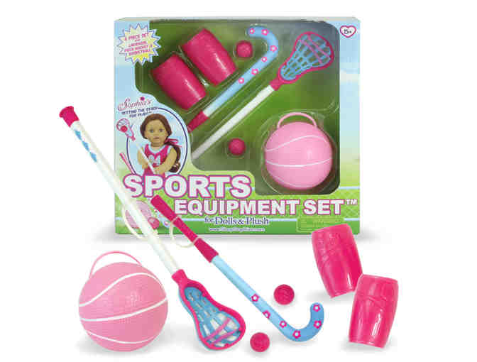 Sophia's - Sports Equipment Set AND Mini Scooter and Helmet Set for 18' Dolls