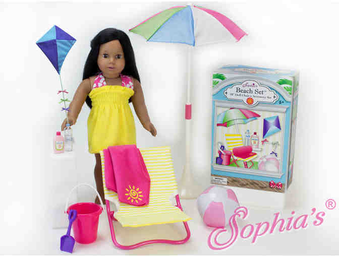 Sophia's - The Ultimate Beach Day and Picnic Set for 18' Dolls
