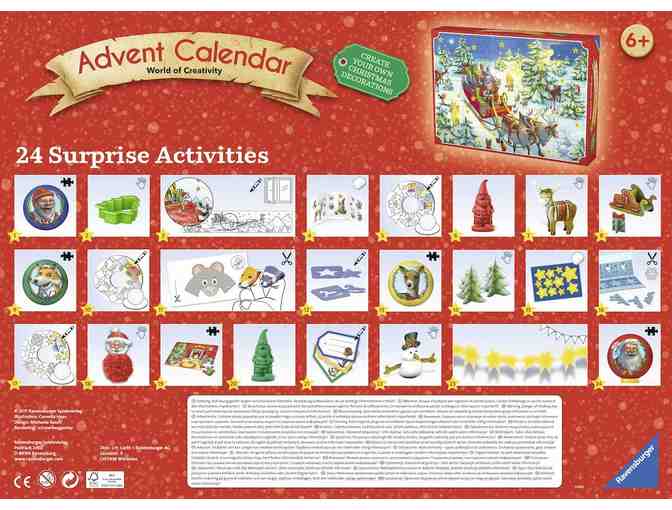 Ravensburger - Advent Calendar- World of Creativity (ages 6+)