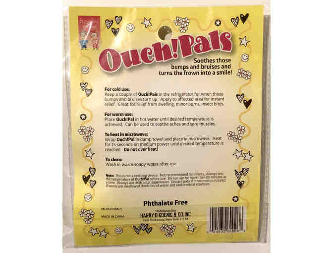 Set of 2 - Gel Ouch Pals (1 yellow and 1 red)