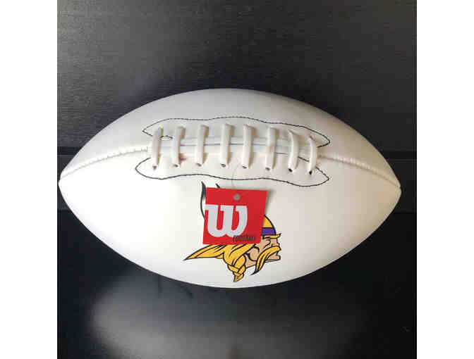 Autographed Minnesota Vikings Kyle Rudolph Wilson NFL Authentic Football