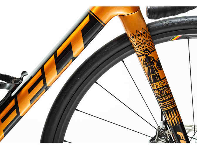 One-of-a-Kind, Hand Painted sz 54cm - Greece Themed - Felt FR Disc Bicycle