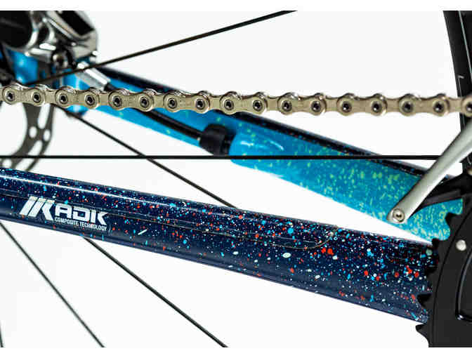 One-of-a-Kind, Hand Painted sz 56cm - Galaxy Themed - Felt FR Disc Bicycle