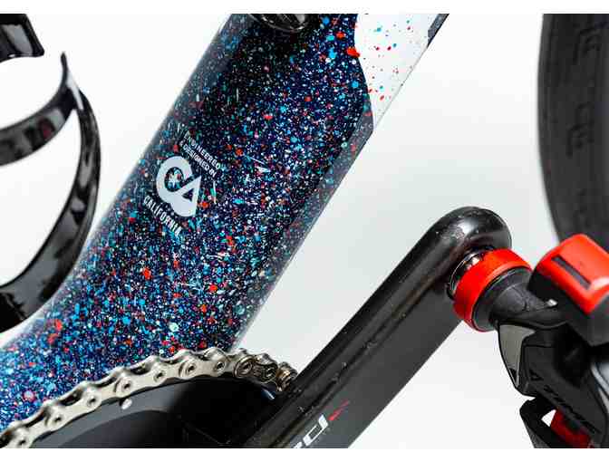 One-of-a-Kind, Hand Painted sz 56cm - Galaxy Themed - Felt FR Disc Bicycle