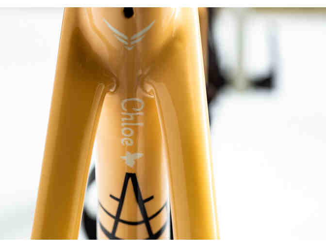 One-of-a-Kind, Hand Painted sz 56cm - Music Themed - Felt FR Disc Bicycle