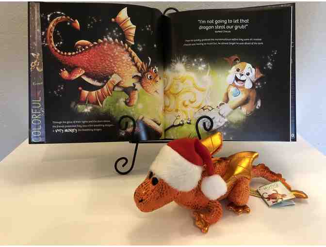 Oliver & Hope's Adventure under the Stars - Hardcover with Holiday Edition Hugo the Dragon