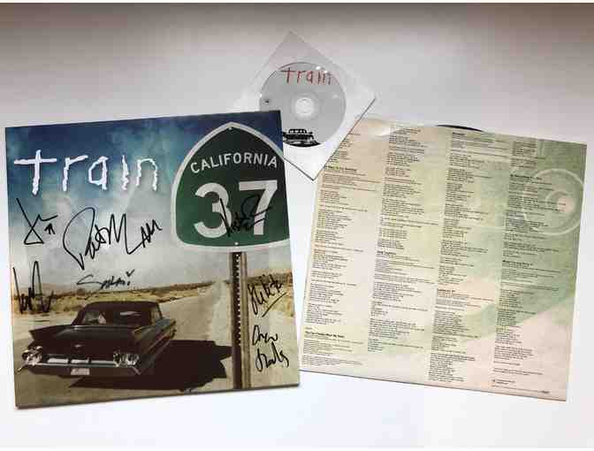Train / California 37 signed record album plus CD