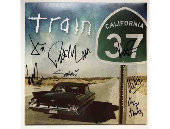 Train / California 37 signed record album plus CD