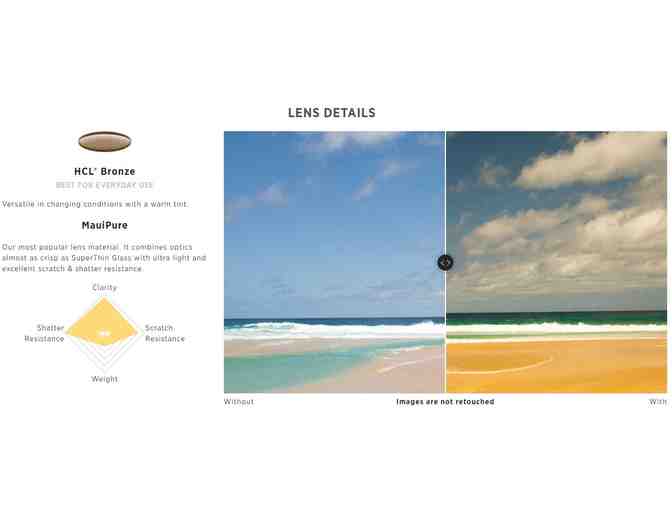 Maui Jim Sunglasses: Hot Sands (Rootbeer brown frame, Bronze lens) - Photo 4