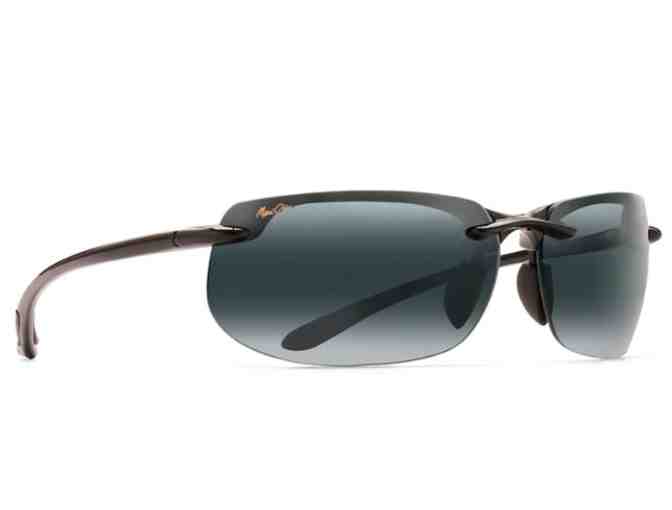 Maui Jim Sunglasses: Banyans (Gloss Black frame, Neutral Grey lens) - Photo 1