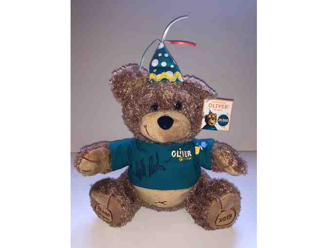 Will Rodgers Autographed Limited Edition 20k Oliver Bear AND signed photo