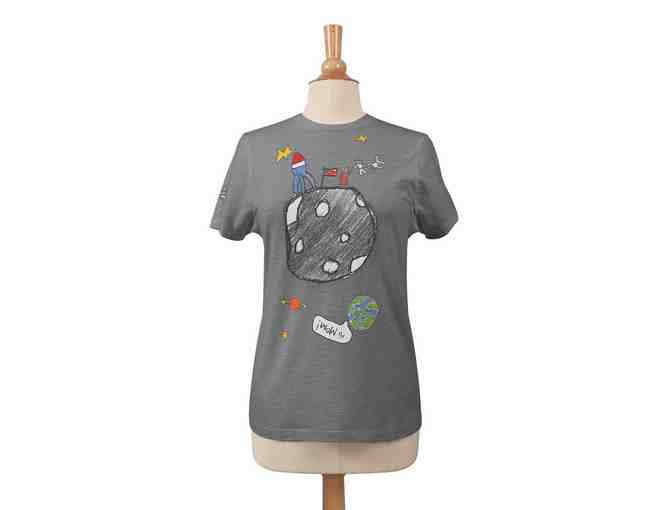 Reach for the Moon Tee - Designed by Jennifer Aniston (Color: grey, size: Large)