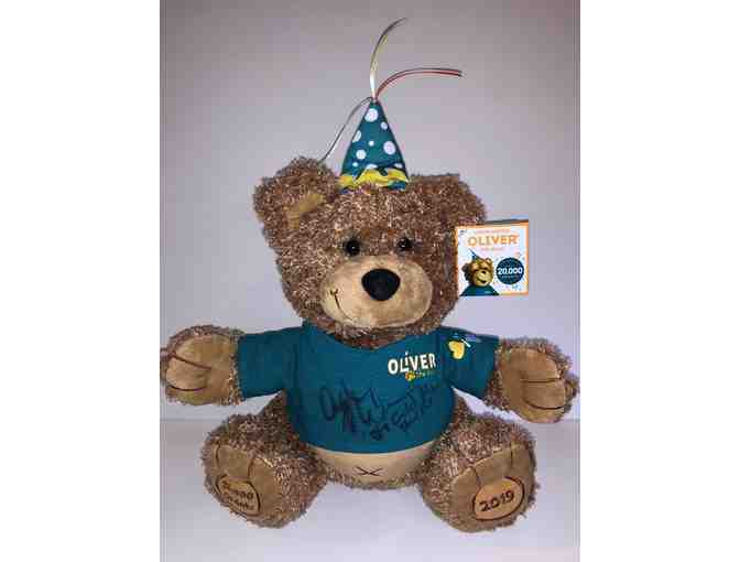 Adam Nelson Autographed Limited Edition 20k Oliver Bear