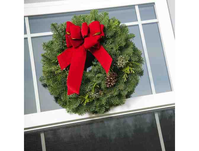 Window Wreath - 18 inches (Red)