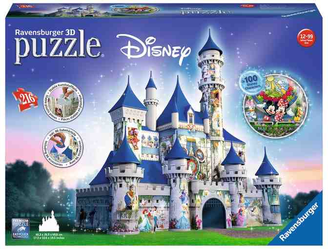 Ravensburger - Disney Castle 3D Puzzle - 216 pcs (ages 12+)