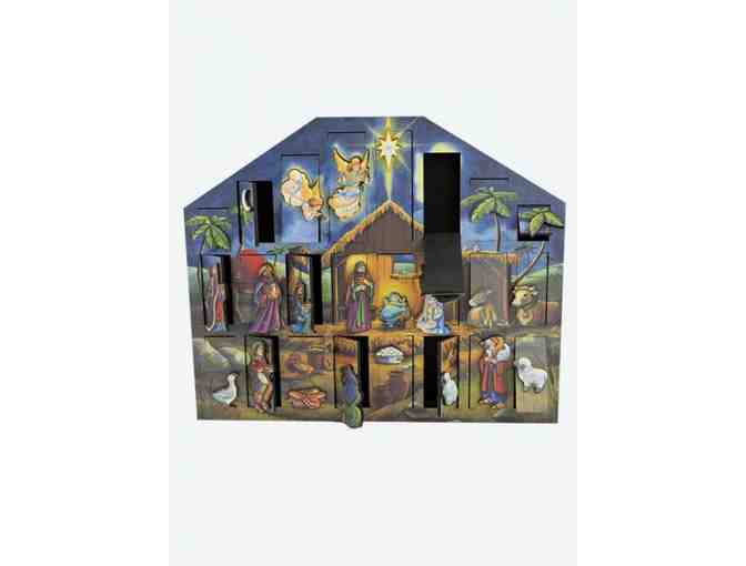 Byer's Choice LTD - Wooden Nativity Advent Calendar