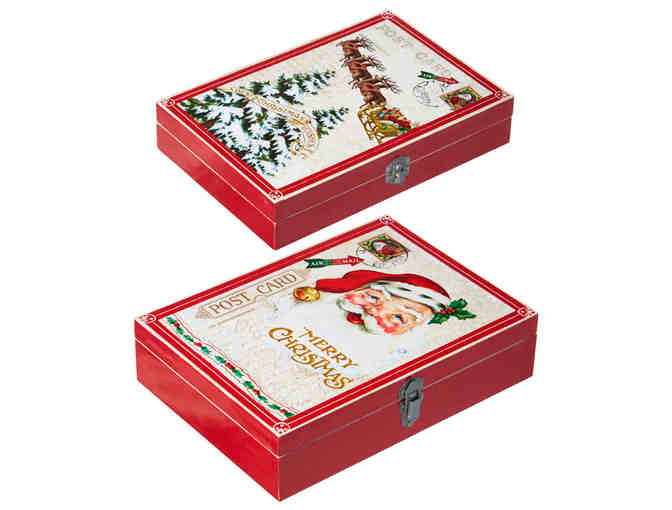 12.25 " Santa  & Reindeer Box set - Photo 1