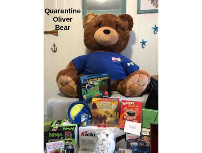 Quarantine Oliver Bear - 'Bear'ing a Day in Quarantine