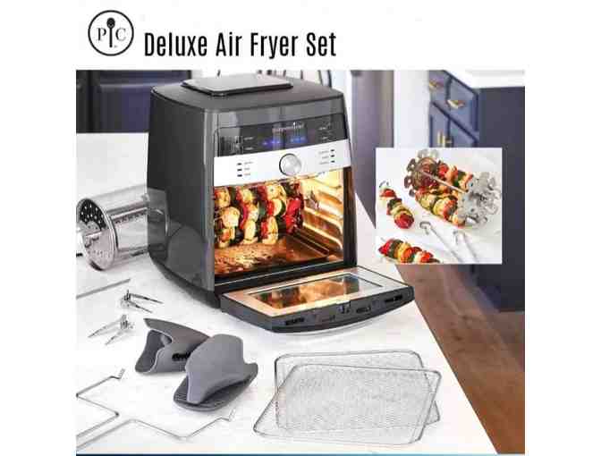 Pampered Chef DELUXE AIR FRYER Bakes Rotisseries Dehydrates