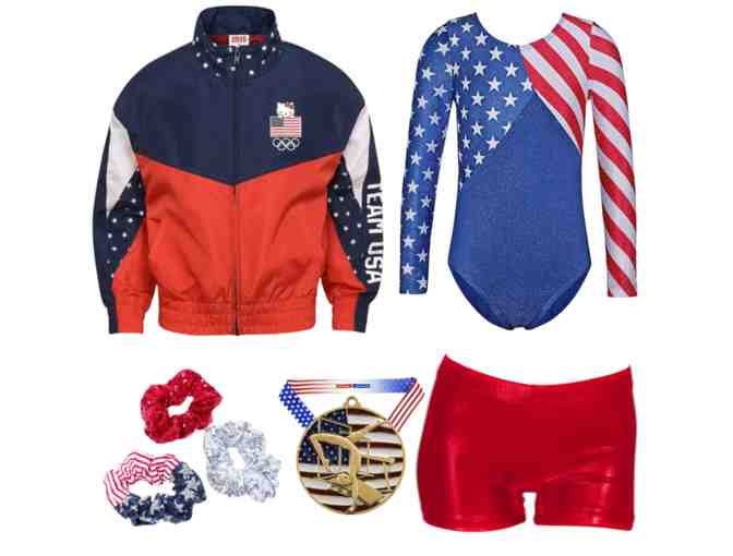 Little Girl Team USA Gymnast Outfit- Small