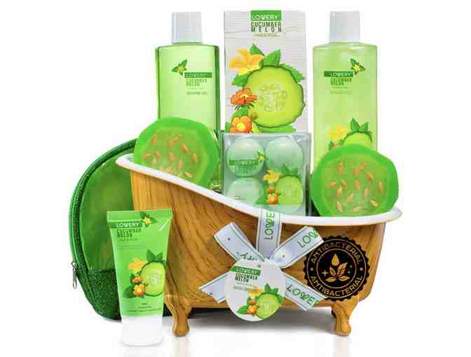 Home Spa Gift Set - Aromatherapy Cucumber Melon Kit ,12 piece