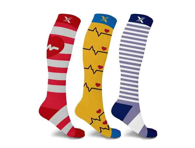 Compression Socks - Doctor Favs - L/XL- Pack of 3 Designs