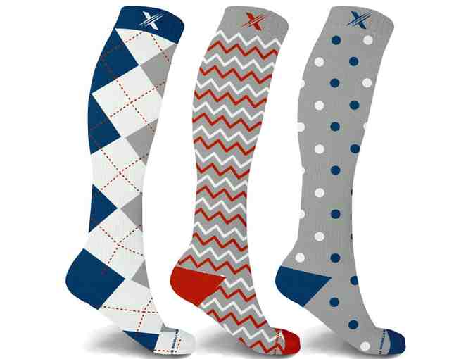 Compression Socks - Office Hero Collection - L/XL - Pack of 3 Designs