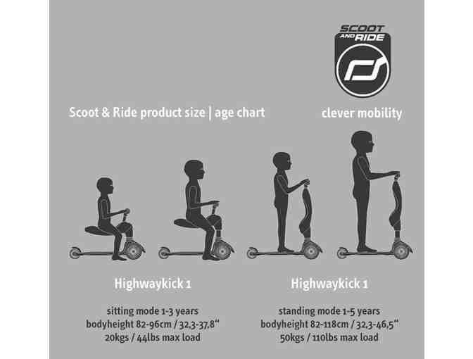 Scoot and Ride Highwaykick and Helmet (S-M) - Blueberry