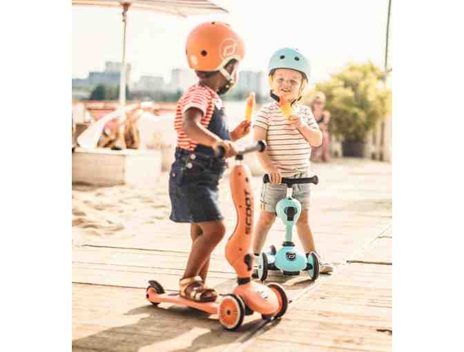 Scoot and Ride Highwaykick and Helmet (S-M) - Peach