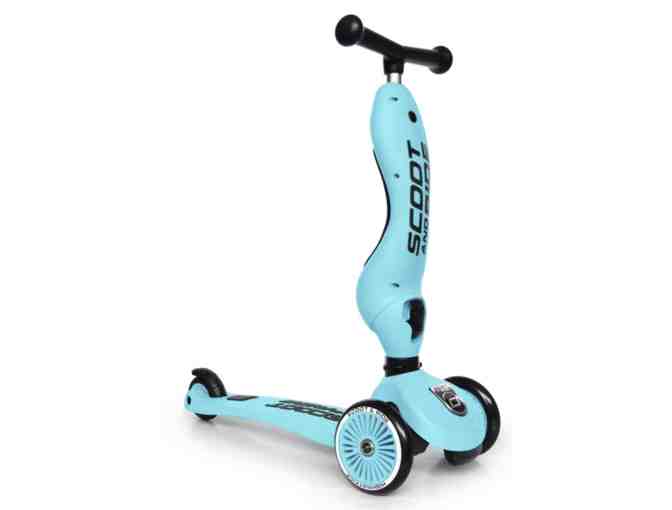Scoot and Ride Highwaykick and Helmet (S-M) - Blueberry