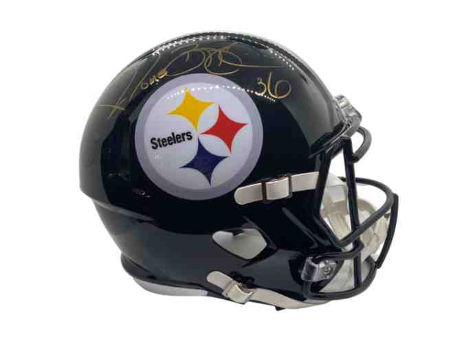 NFL Pittsburgh Steelers Replica Helmet - Signed by Jerome Bettis