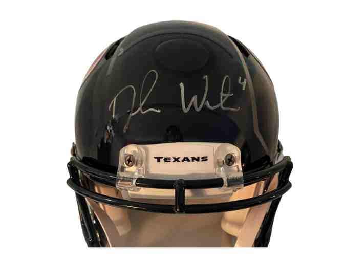 NFL Texans Authentic Helmet - Signed by Dashaun Watson