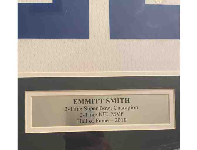 Framed NFL Dallas Cowboys Jersey - Signed by Emmitt Smith