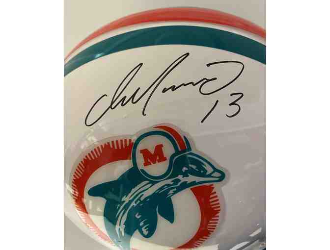 NFL Miami Dolphins Dan Marino Signed Autograph Riddell Authentic Throwback Helmet