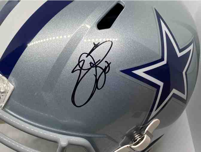 NFL Dallas Cowboys Emmitt Smith Signed Autograph Riddell Replica Helmet
