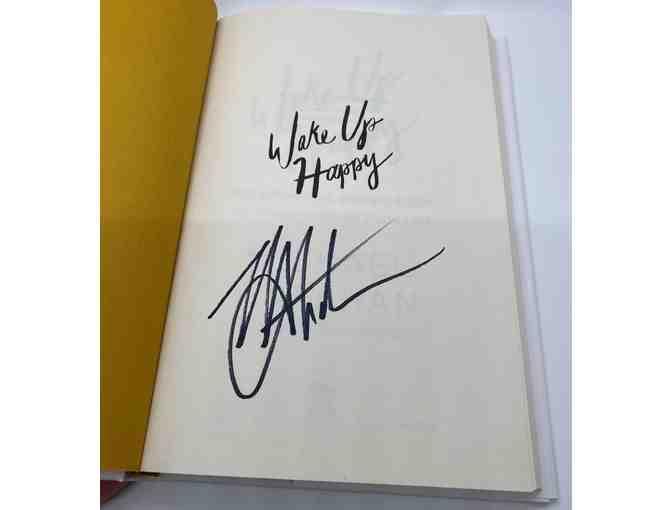 Wake Up Happy - Hardcover Copy - Autographed by Michael Strahan