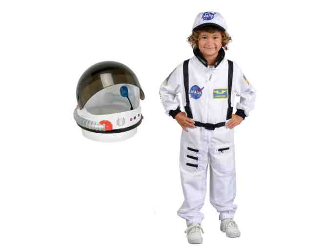 AeroMax Jr. Astronaut Suit with Real Sounds Helmet-Size 4/6