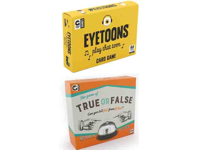 Ginger Fox Eyetoons The Card Game and The Game of True or False
