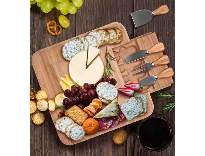 Cave Pop Bamboo Charcuterie Board and Taste of Home Cookbook