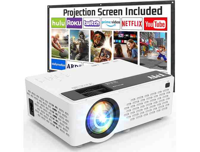 TMY Movie Projector and Screen for Your Home Cinema